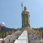 Chitigarbha Bodhisattva statue (324ft) Anhui Province, China.